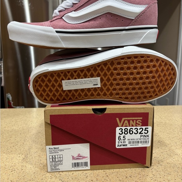 Vans Shoes - Pink Knu Skool Color Theory Foxglove. Women’s 8 / Men’s 6.5